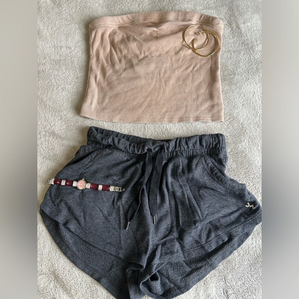 JoyLab Charcoal Drawstring Athletic Shorts
